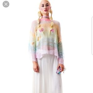 Wildfox pastel sweater